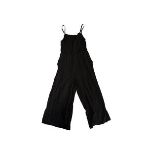Old Navy black strappy romper with pockets, size small